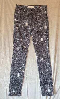 Marc By Marc Jacobs Super Skinny Monochrome Sequin Print Workwear Jeans